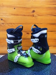 LYŽE SALOMON XMAX JR 110CM + LYŽIARKY SALOMON T3 GREEN 22MP